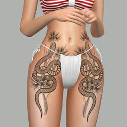Colorful Tattoos Torso logo