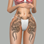 Colorful Tattoos Torso logo