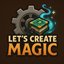 A&D's Let's Create Magic logo