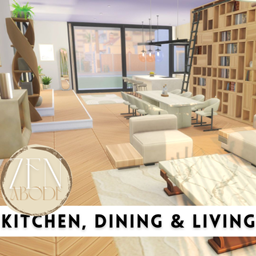 Zen Abode - Kitchen, Dining & Living