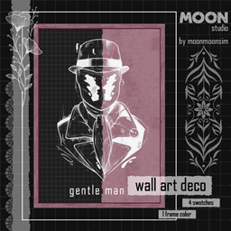 Gentleman Pink wall art