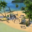 Crash site on island logo