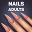 Long Stiletto Shiny Nails logo