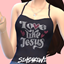 Love Like Jesus Rhinestones Tank Top logo
