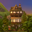Woodland Round Tower | Cottage Living + Book Nook | No CC logo