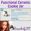 Functional Ceramic Cookie Jar logo