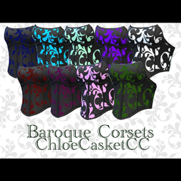 Black Goth Gothic Burlesque Corsets logo