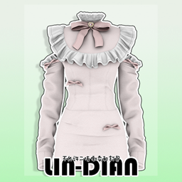 LIN-DIAN Off-shoulder ruffle dress logo