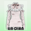 LIN-DIAN Off-shoulder ruffle dress logo