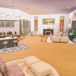 Spacious Open Living Area