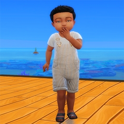 Summer 2025 Overalls toddler logo