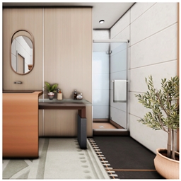 Lyla Bathroom NO CC - Modern Wooden