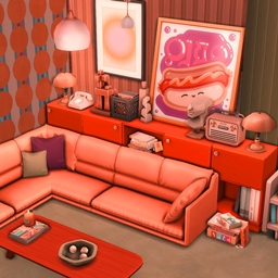 Retro Living Room