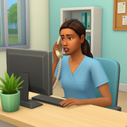 Nemesims Teen career : Fertility Clinic Receptionist / translation spanish by Monisims