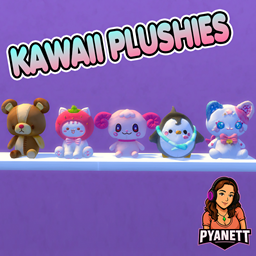 Kawaii plushies by Pyanett logo