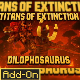 Dilophosaurus TITANS OF EXTINCTION APOCALYPSE logo