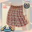 Girl's Pleated Midi ALine Belted Skirt School Uniform logo