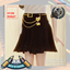 Girl's Classic ALine Plaid Heart Chain Embellishment Skirt Uniform logo