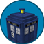 Not-So-Mini TARDIS logo