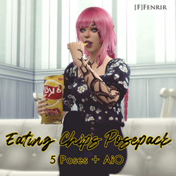 Eating Chips Posepack