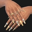 Abstract nails set 12 logo
