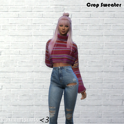 Cropped Stripes Sweater project image
