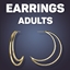 Moon Hoop Earrings logo