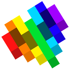Colorful Rainbow Hearts project image
