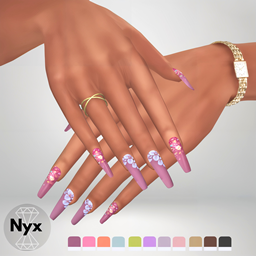 Glitter nails set 17 logo