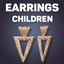 Chunky Triangle Earrings For Kids logo