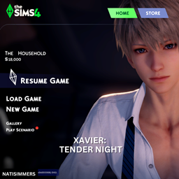LADS: Xavier ( 沈星回 ) Tender Night Main Menu Override
