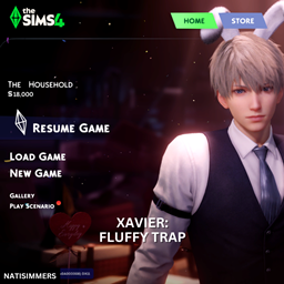 LADS: Xavier ( 沈星回 ) Fluffy Trap Main Menu Override