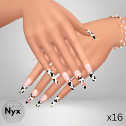 Matte nails set 18 logo