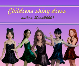Childrens_shiny_dress_in_5_color logo