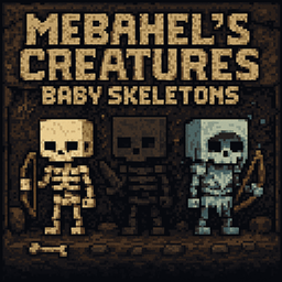 Mebahel's Creatures - Baby Skeletons logo