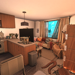 First Time Mom Living room/Kitchen