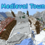 Medieval Town between Snowy Mountains logo