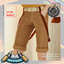 Hang Down Suspender Knee Length School Uniform Shorts logo