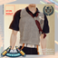 SlimFit ButtonUp Shirt Vest School Uniform logo