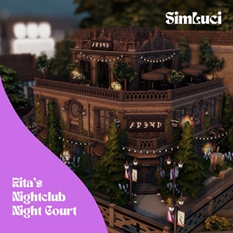 Rita’s Nightclub in Velaris | Night Court logo