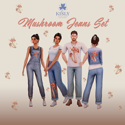 Mushroom Jeans Set logo