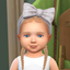 Toddler Head Bow logo