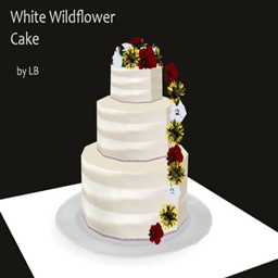 White Wildflower Cake Recipe by LB | Chinese Translation