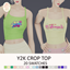 Y2K Crop Top logo