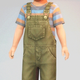 T-Shirt Overall Outfit logo