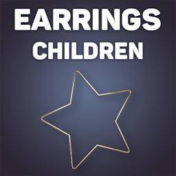 Star Hoop Earrings For Kids
