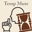 Temp Mute - TempMute players and channels chat spam logo