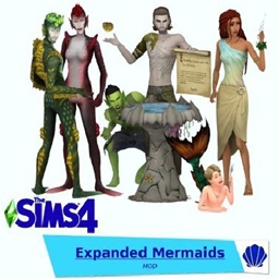Expanded Mermaids Mod by  SpinningPlumbobs  /  Spanish translation by GatamolLunastra