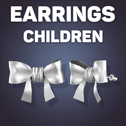 Cute Bow Earrings For Kids logo