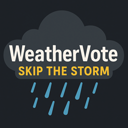 ☁️ WeatherVote – Skip the Storm ☀️ project image